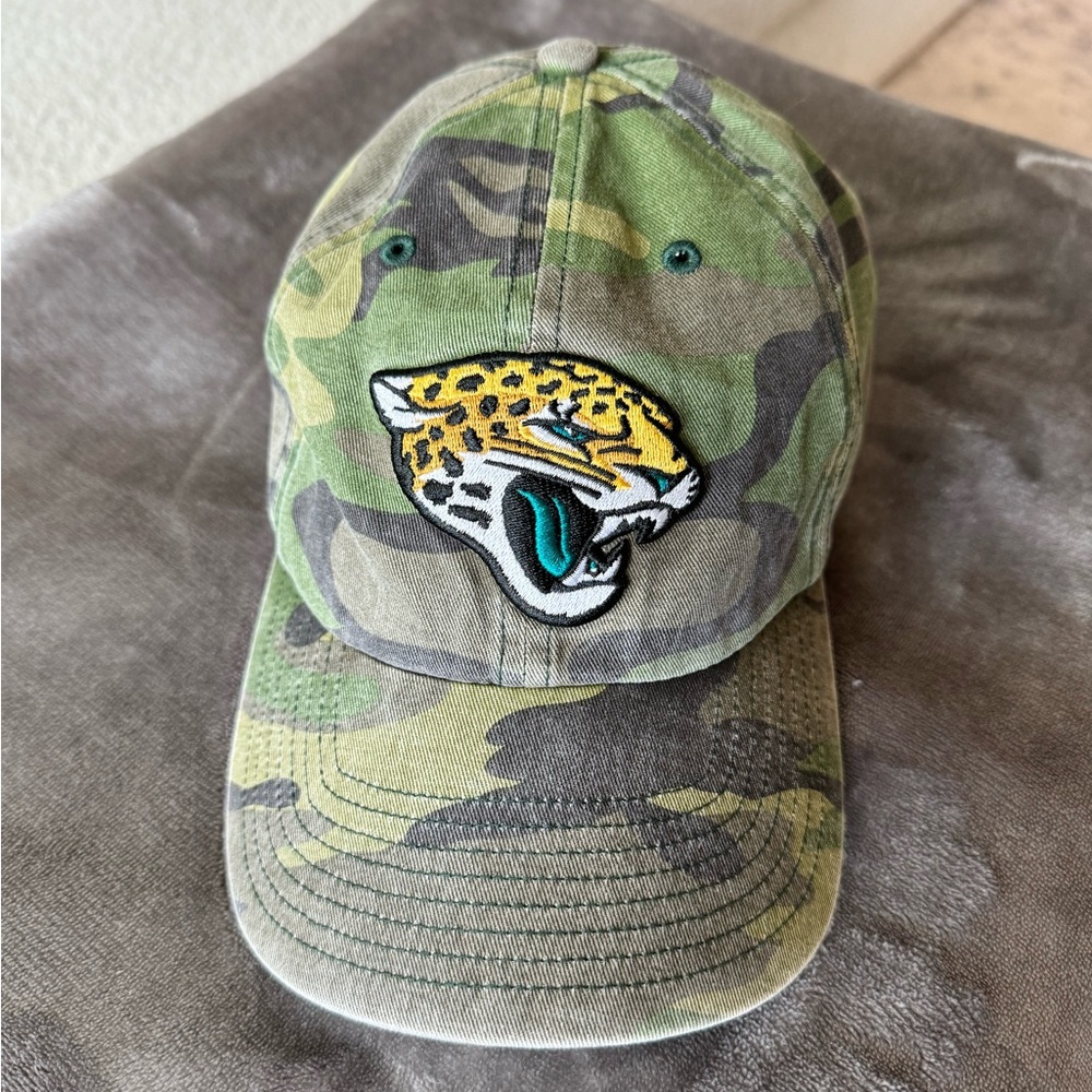 Camo Jacksonville Jaguars Adjustable Hat - Unisex